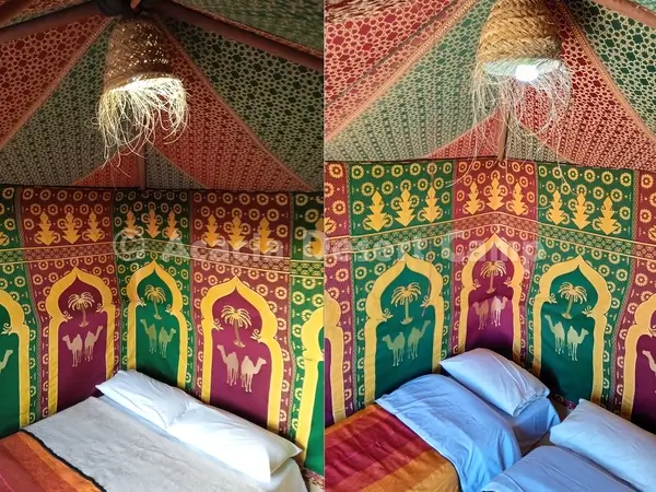 Single tent at Merzouga Desert Camp