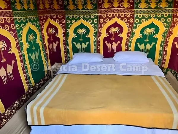 Double tent at Merzouga desert camp