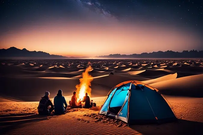 Merzouga wild camping